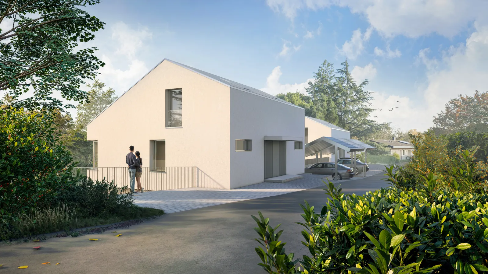 Construction de 2 villas mitoyennes